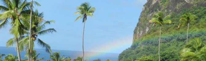 Regenbogen Saint Lucia