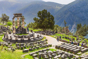 Die Antike Stadt Delphi
