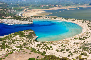 Peloponnes Pilos Voidokili Strand
