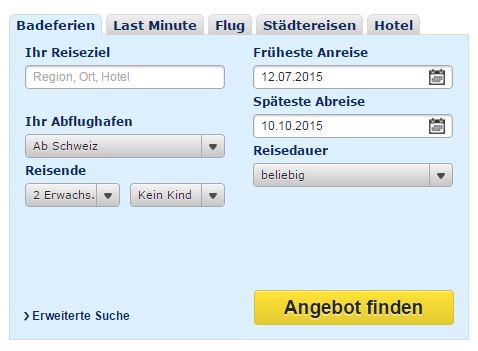 1Suchmaske