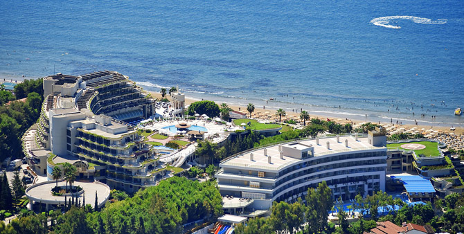 Luftaufnahme, Crystal Sunrise Queen Resort und Spa