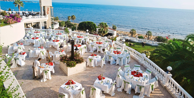 Restaurant Aussenterasse, Crystal Sunrise Queen Resort und Spa