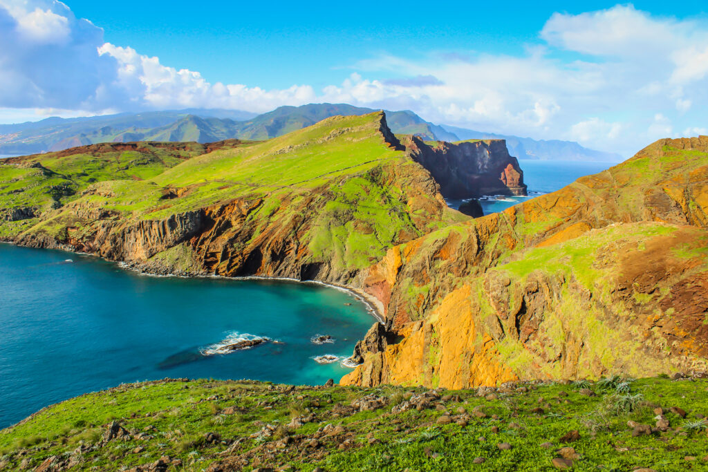 Bergbild Ponta De Sao Lourenco in Madeira.